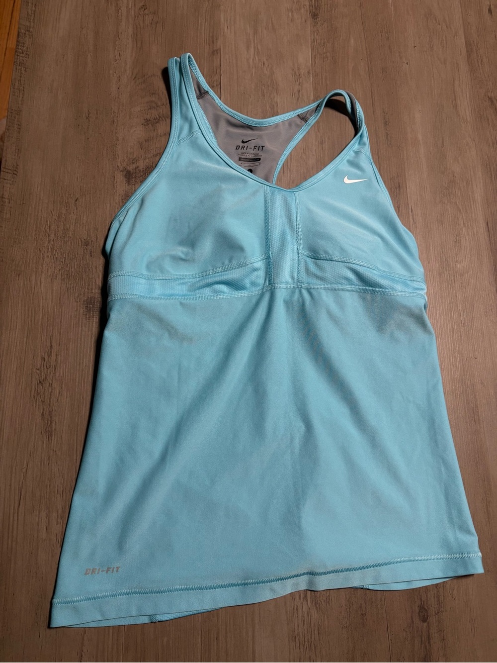 Nike Light Blue Dri-FIT Racerback Tank size L